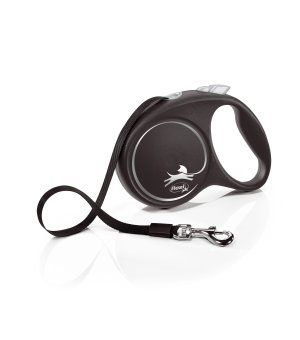 Flexi BLACK DESIGN taśma M 5m - CZARNY
