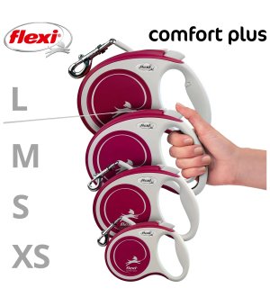 Flexi Comfort Plus M taśma 5m - czerwony