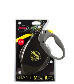 Flexi Giant M taśma 8m czarna