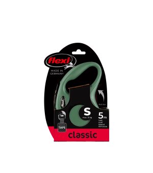 Flexi NEW CLASSIC taśma S 5m - OLIWKOWOZIELONY 