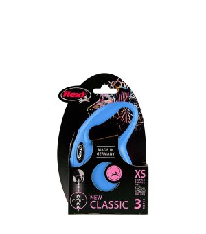 Flexi New CLASSIC XS LINKA 3M 8KG NIEBIESKA