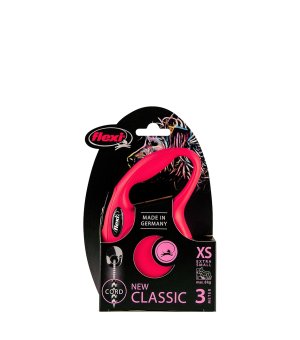 Flexi New CLASSIC XS LINKA 3M 8KG CZERWONA 