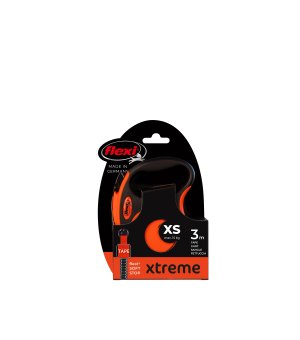 Flexi XTREME XS TAŚMA 3M - POMARAŃCZOWA