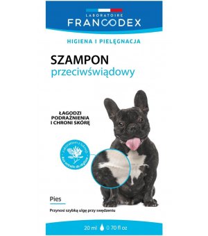 FRANCODEX SZAMPON DLA PSÓW PRZECIWŚWIĄDOWY SASZETKA 20ML