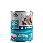  Frendi kawałki w delikatnym sosie z Rybą dla kota 800g