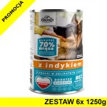 Frendi kawałki w delikatnym sosie z Indykiem dla psa ZESTAW 6x 1250g