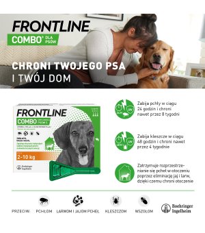 Frontline Combo S 1 x 0,67ml psy 2-10kg 