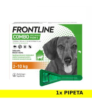 Frontline Combo S 1 x 0,67ml psy 2-10kg 