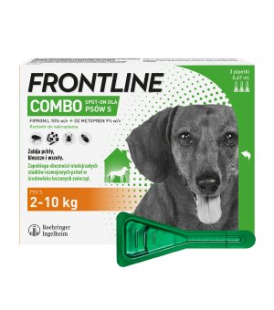 Frontline Combo S 3 x 0,67ml psy 2-10kg 