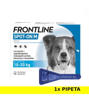 FRONTLINE Spot On pies M 1 x 1,34ml Termin: 30.06.2025r