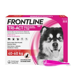 FRONTLINE Tri-Act XL 40-60 kg (pipeta 3 x 6ml) 