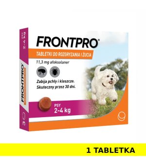 FRONTPRO S (2 - 4 kg) - Tabletka na kleszcze 1szt.