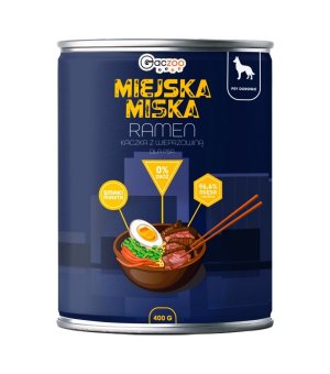 GACZOO Miejska Miska karma mokra dla psa Ramen 400g