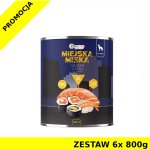 GACZOO Miejska Miska karma mokra dla psa Sushi ZESTAW 6x 800g
