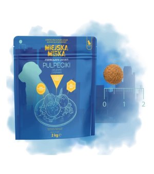 GACZOO Mijska Miska karma sucha dla Szczeniąt Pulpeciki Cielęcina S 2kg