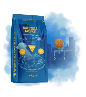 GACZOO Mijska Miska karma sucha dla Szczeniąt Pulpeciki Cielęcina S 9kg