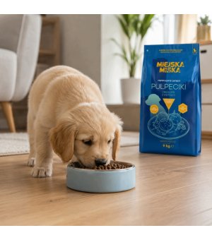 GACZOO Mijska Miska karma sucha dla Szczeniąt Pulpeciki Cielęcina S 9kg
