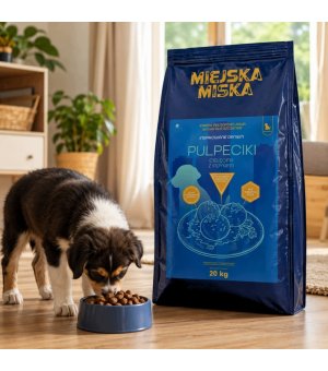 GACZOO Mijska Miska karma sucha dla Szczeniąt Pulpeciki Cielęcina S 20kg