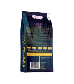 GACZOO Mijska Miska karma sucha dla psów dorosłych Kebab Jagnięcina XS/S 9kg