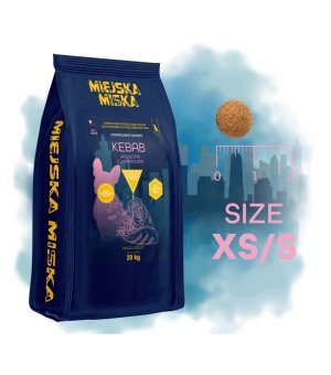GACZOO Mijska Miska karma sucha dla psów dorosłych Kebab Jagnięcina XS/S 20kg