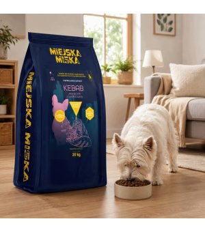 GACZOO Mijska Miska karma sucha dla psów dorosłych Kebab Jagnięcina XS/S 20kg