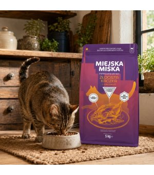 GACZOO Mijska Miska karma sucha dla dorosłych kotów Kaczka Złocista XS/S 5kg
