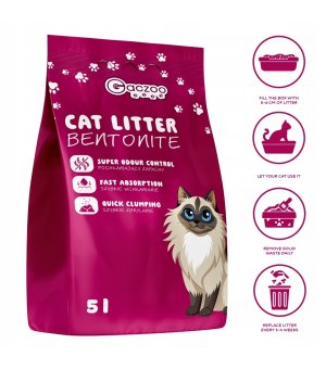GACZOO Żwirek bentonitowy Compact 5L
