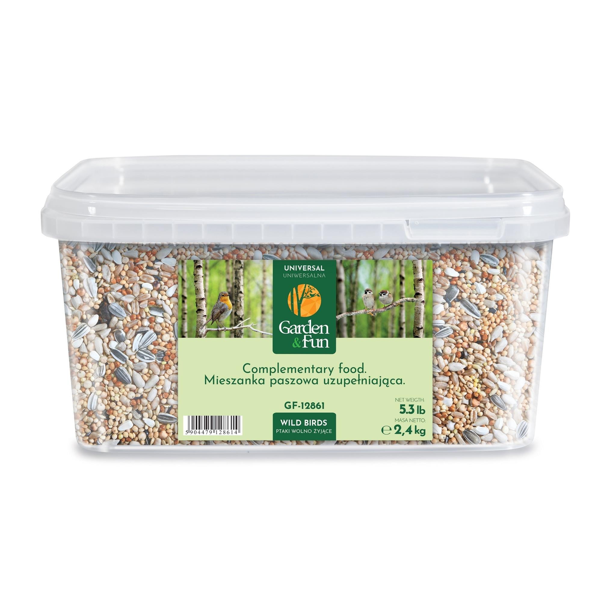 Garden Fun Karma dla ptaków wolnożyjących uniwersalna 4 pory roku 2,4kg