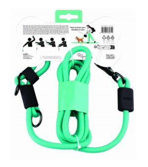 GENTLE DOG Smycz dla psa hands-free zielona
