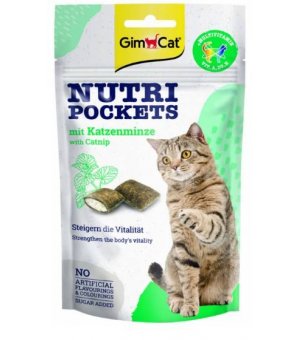 GimCat Nutri Pocket With Catnip - kocimiętka 60g