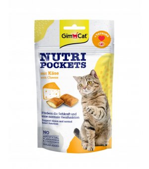 GimCat Nutri Pocket With Cheese - ser 60g