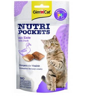 GimCat Nutri Pocket With Duck - kaczka 60g