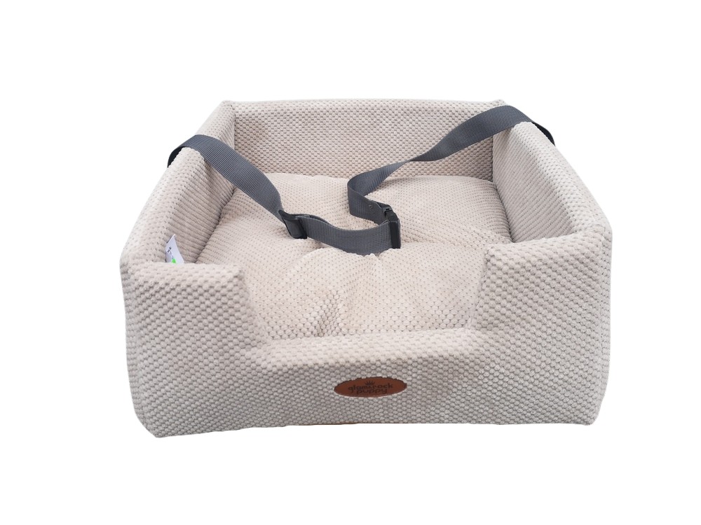 Glam&Rock Puppy Fotelik Samochodowy Milo M 53x53x29cm BEŻOWY