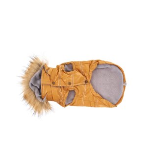 Glam&Rock Puppy Kurtka z Kapturem ALASKA 30cm - musztardowa