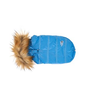 Glam&Rock Puppy Kurtka z Kapturem ALASKA 50cm - niebieska