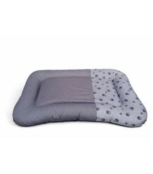 Glam&Rock Puppy Legowisko Ponton 140x100cm szary w łapki