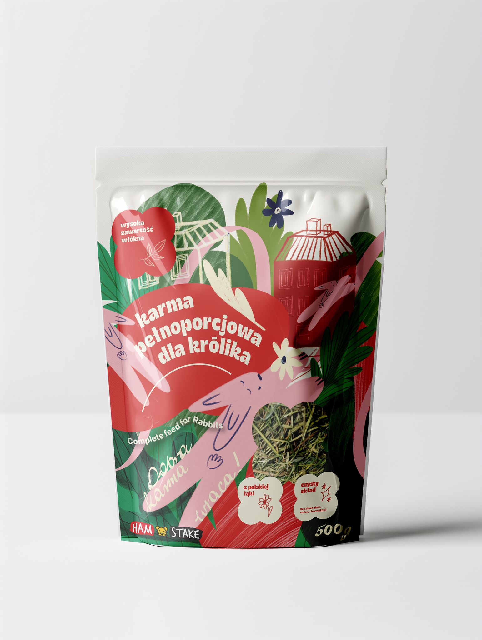 HAM-STAKE Karma pełnoporcjowa dla Królika 500g