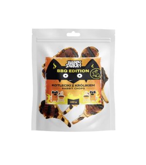 HAPPY SNACKY BBQ Kotleciki z Królikiem 240g