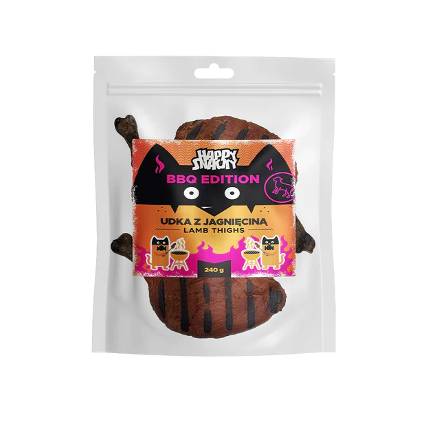 HAPPY SNACKY BBQ Udka z Jagnięciną 240g