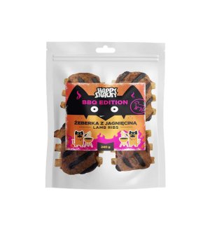 HAPPY SNACKY BBQ Żeberka z Jagnięciną 240g