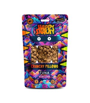 Happy Snacky Crunchy Pillows przysmak dla kota Tuńczyk 50g
