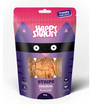 HAPPY SNACKY MINI Paski z Kurczaka 80g