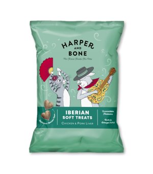 Harper and Bone przysmaki dla kotów Iberian Soft Treats Kurczak i Wieprzowina 90g