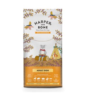 Harper and Bone sucha karma dla średnich i dużych dorosłych psów - medium and large adult dog Wild Mountain 2kg