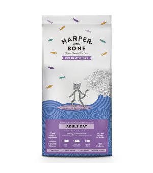 Harper and Bone sucha karma dla dorosłych kotów - łosoś z tuńczykiem - Ocean Wonders 2kg