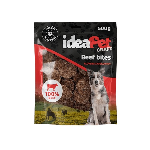 ideaPet Craft Beef Bites - klopsiki z wołowiny 500g