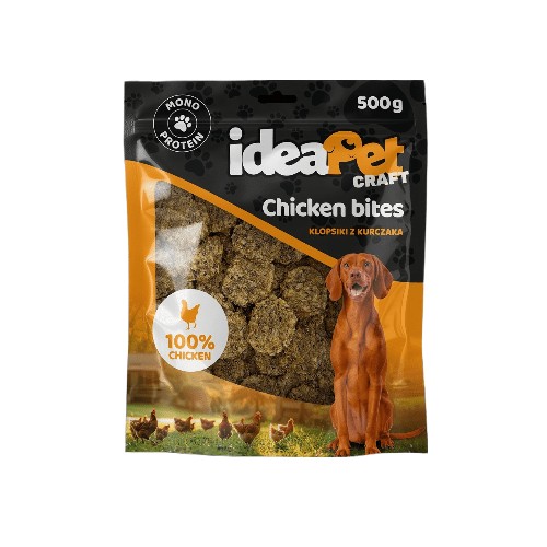 ideaPet Craft Chicken Bites - klopsiki z kurczaka 500g