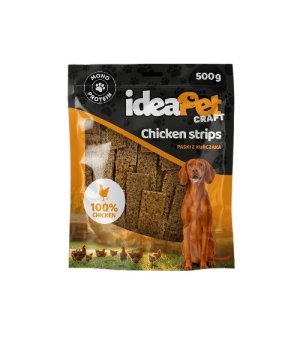  ideaPet Craft Chicken Strips - paski z kurczaka 500g
