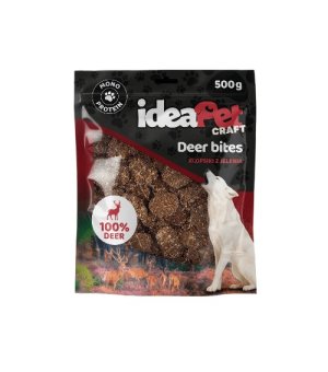 ideaPet Craft Deer Bites - klopsiki z jelenia 500g