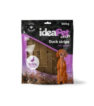 ideaPet Craft Duck Strips - paski z kaczki 500g